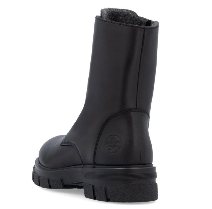 Z9179-00 LADIES BLACK MID HEIGHT BOOTS