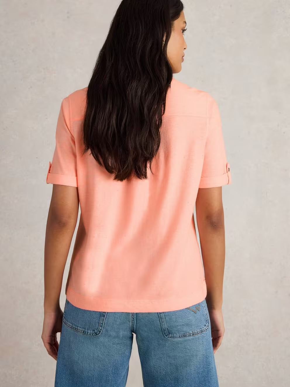 PAIGE POCKET SHIRT LIGHT PINK