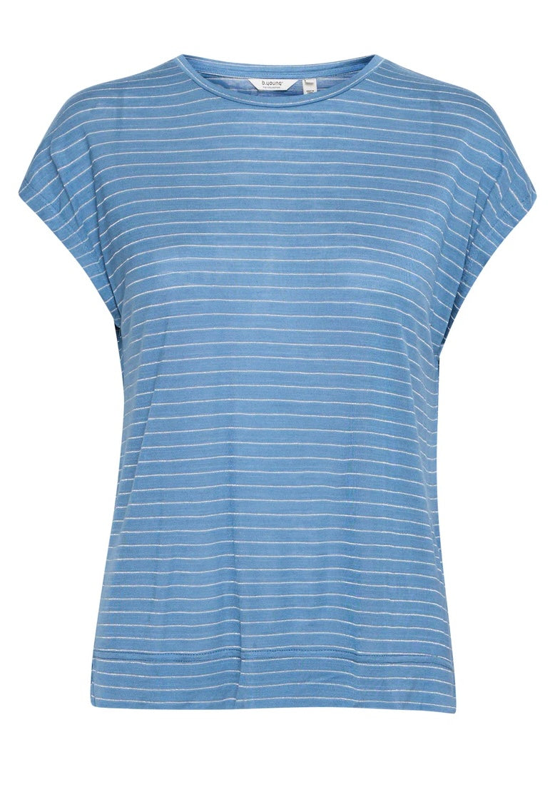 SAHRA T-SHIRT BLUE HORIZON MIX