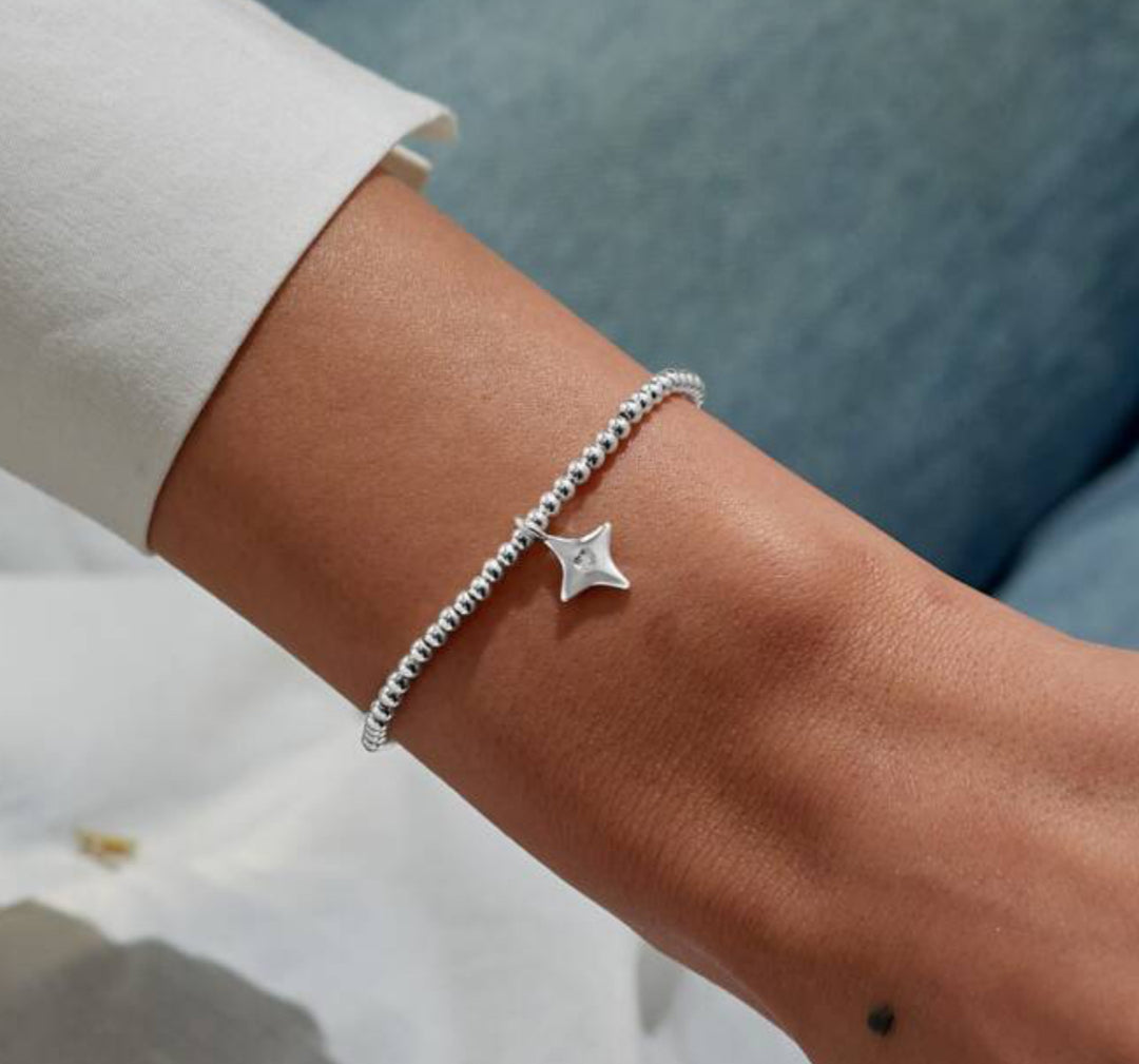 BAUBLE JEWELLERY BOX WISH SILVER PLATED BRACELET