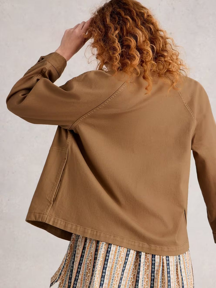 EDEN DENIM JACKET DARK NATURAL