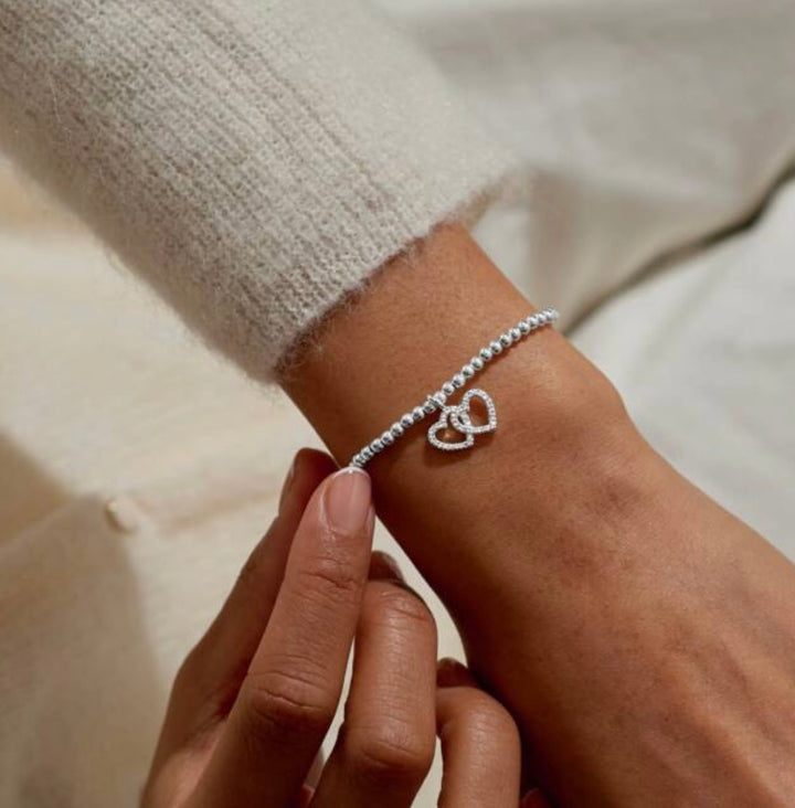 CHRISTMAS A LITTLE MERRY CHRISTMAS FABULOUS FRIEND SILVER PLATED BRACELET