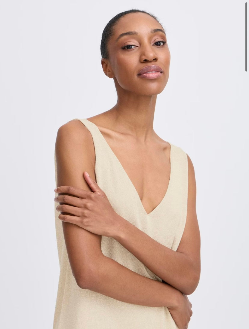 MOBBE TOP FROSTED ALMOND