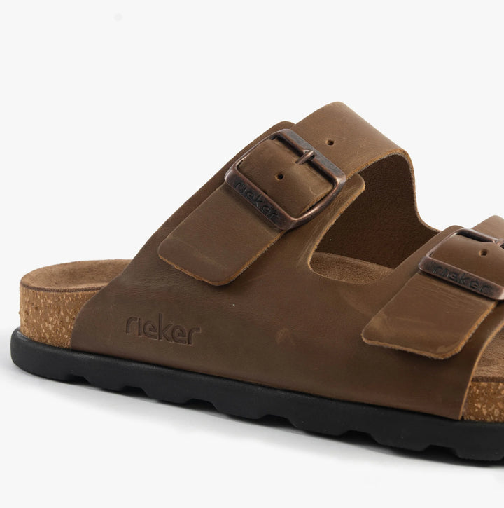 21190-26 MENS SANDALS BROWN AGO