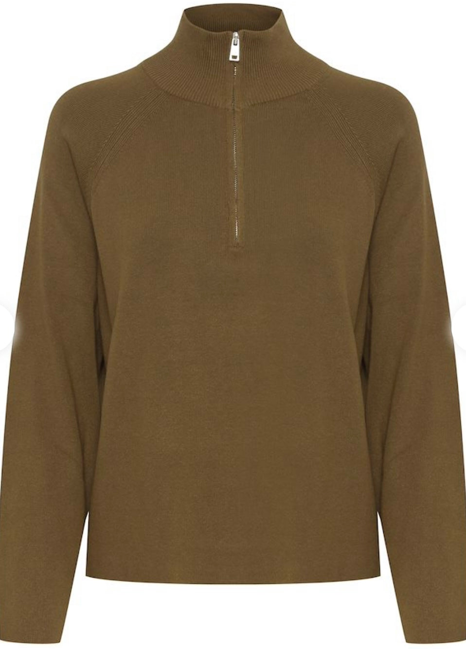 MMORAL HALFZIP JUMPER MILITARY OLIVE