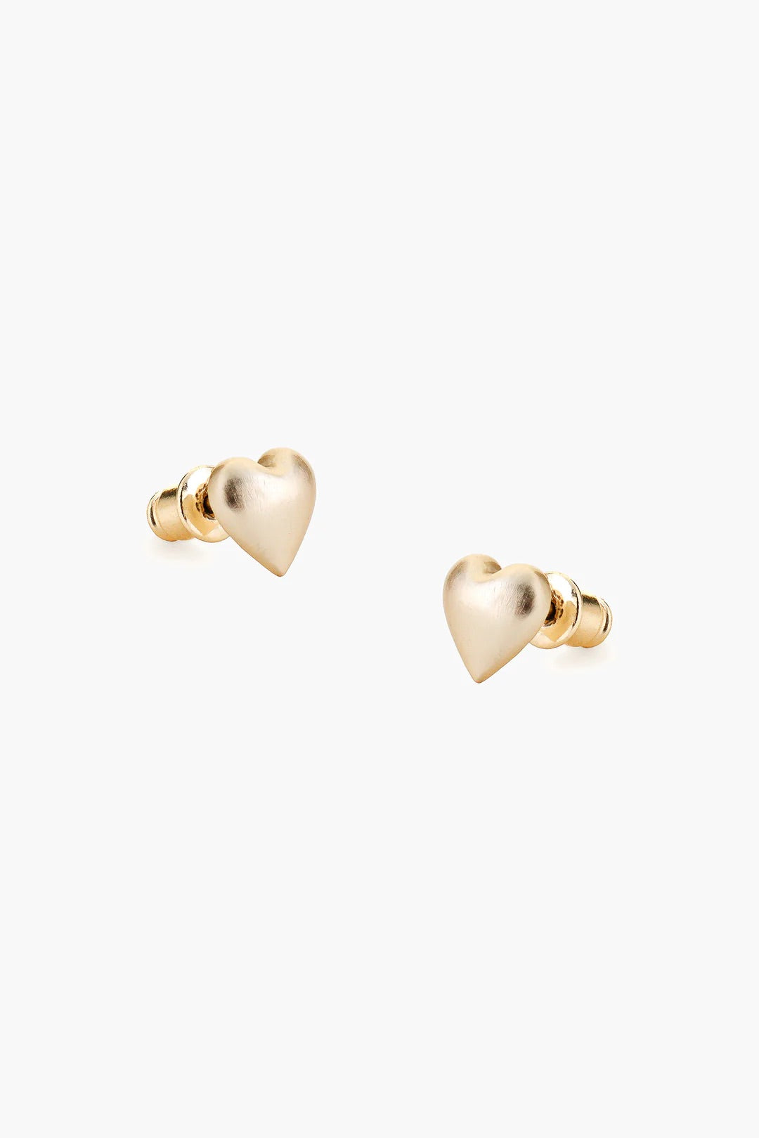 EMBRACE GOLD HEART EARRINGS