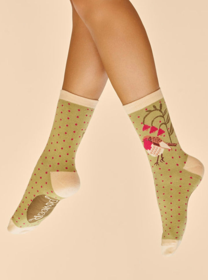 ROSY ROBIN ANKLE SOCKS