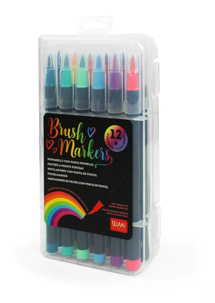 BRUSH MARKERS PACK OF 12