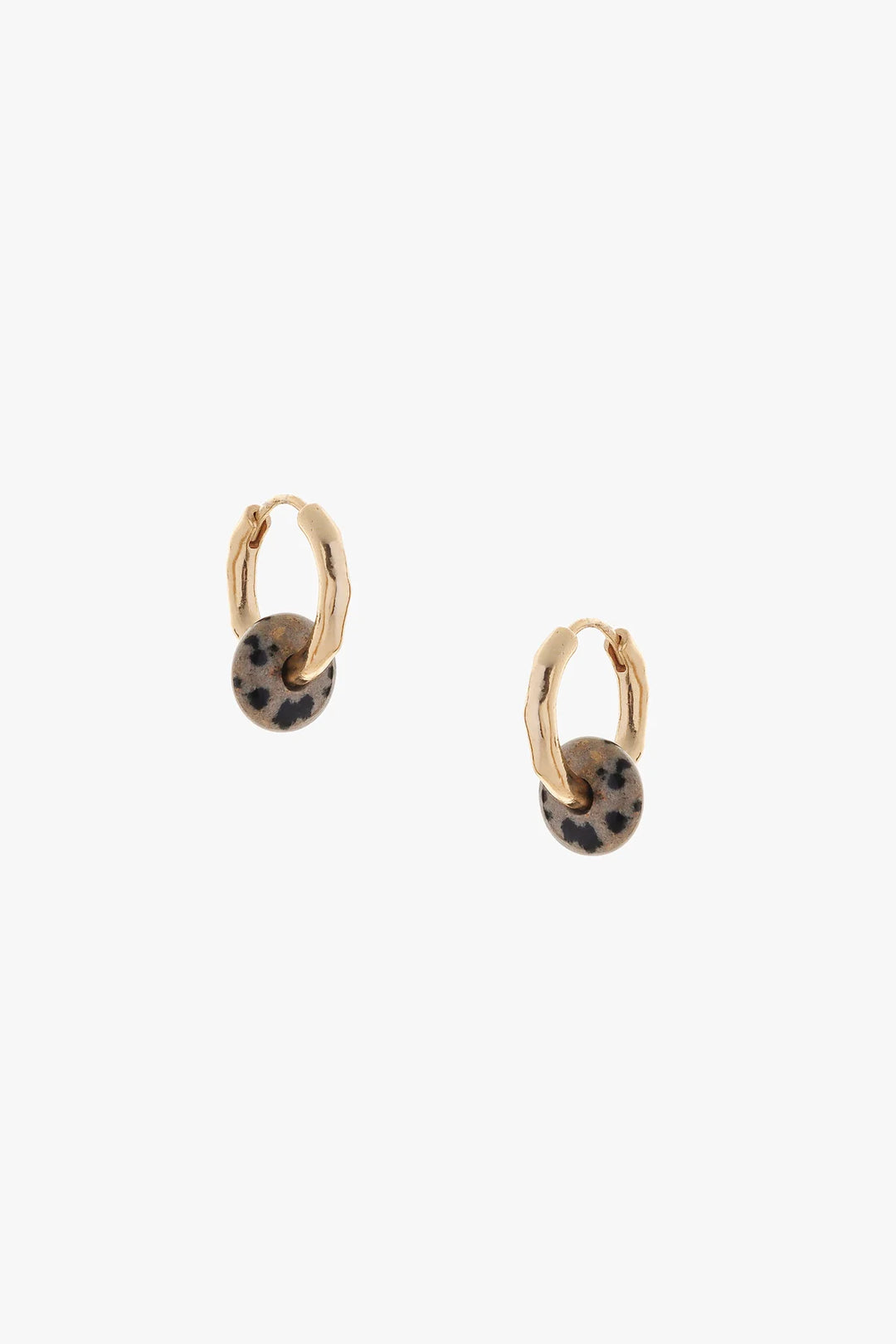 JASPER HOOP EARRINGS GOLD