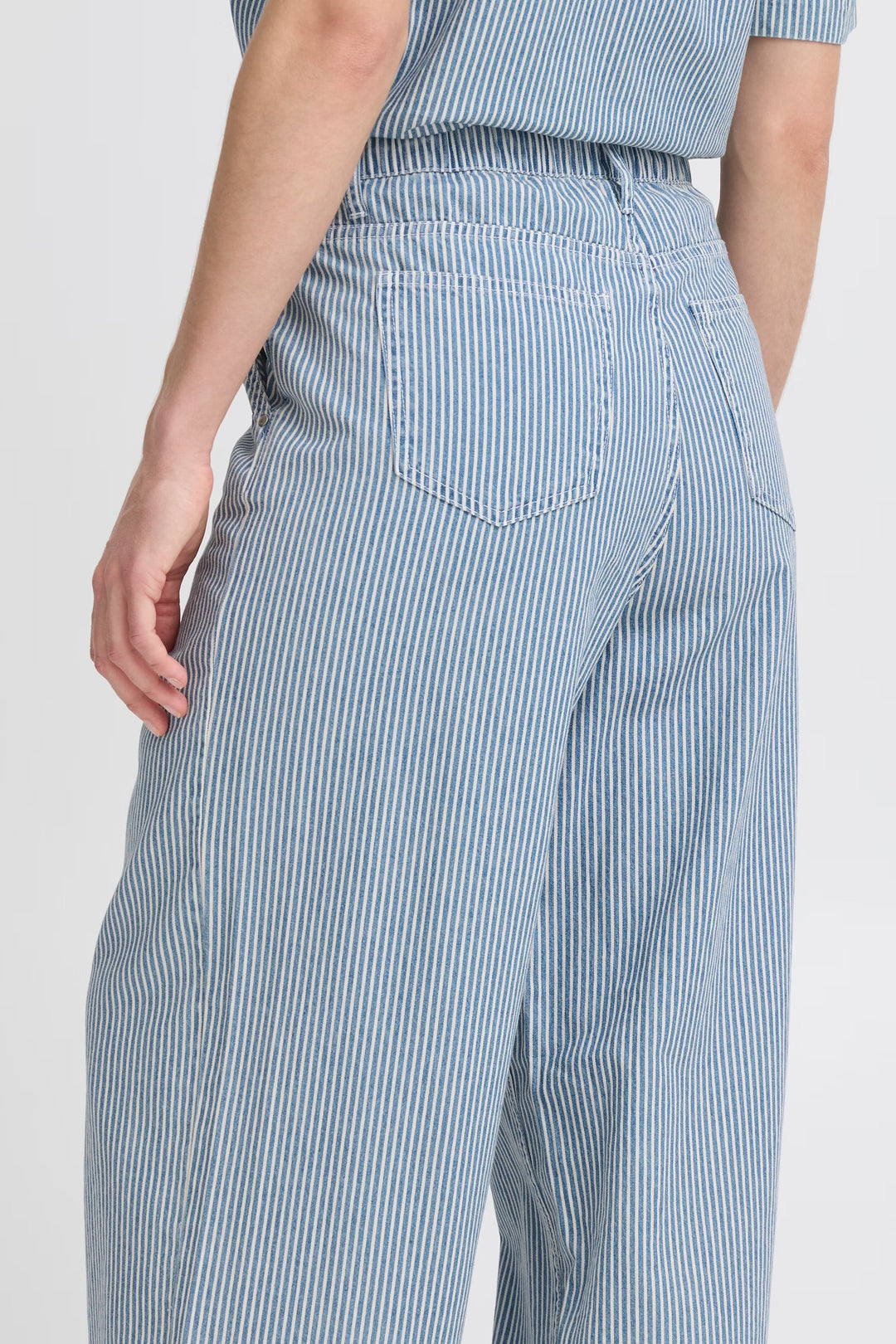 LARO PANTS BLUE STRIPE DENIM