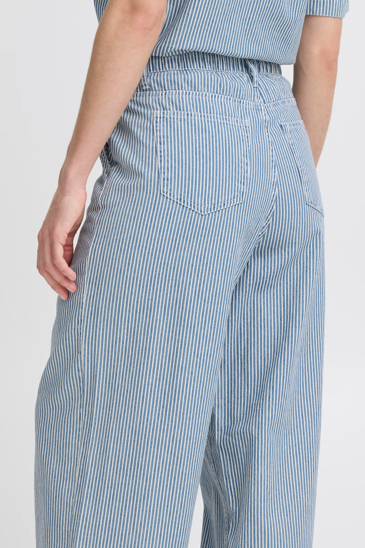 LARO PANTS BLUE STRIPE DENIM