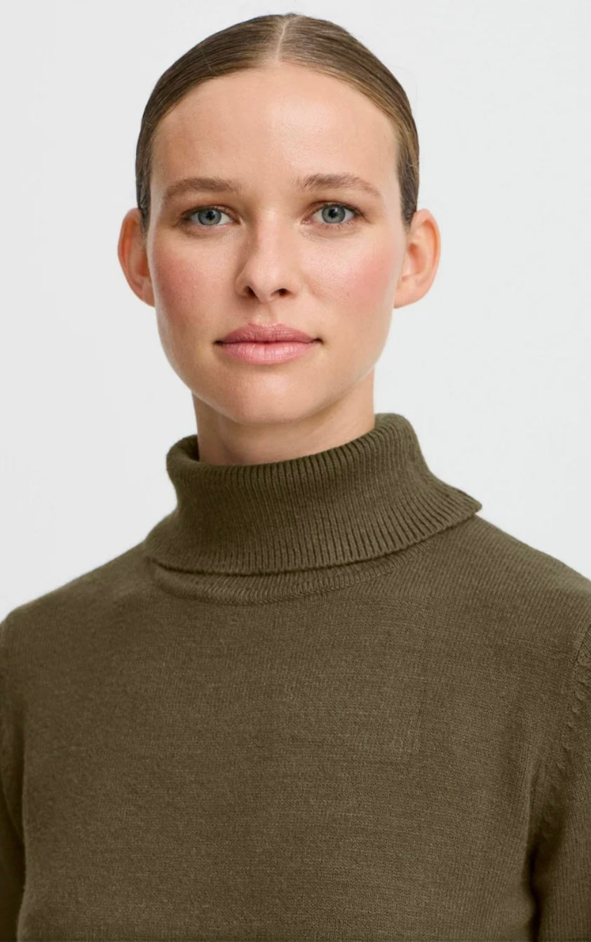 MANINA ROLLNECK OLIVE NIGHT