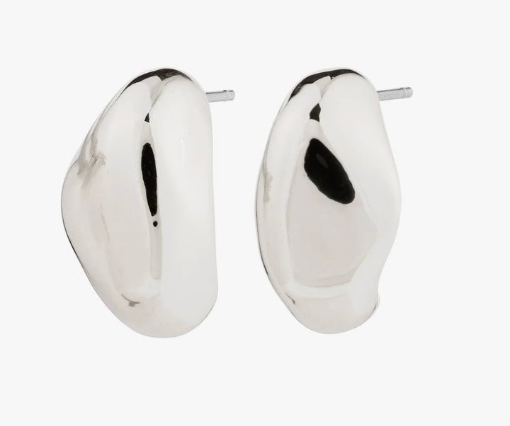 DUNE EARRINGS SILVER PLATED