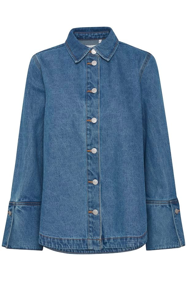 MID BLUE DENIM KITTA SHIRT