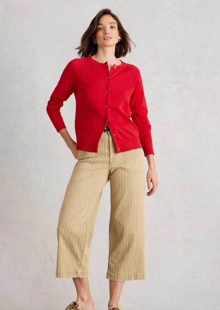 LULU CARDI MID RED