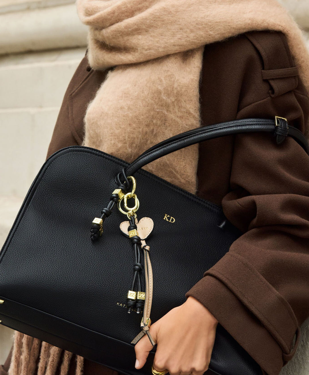 HADLEY SHOULDER TOTE BAG | BLACK