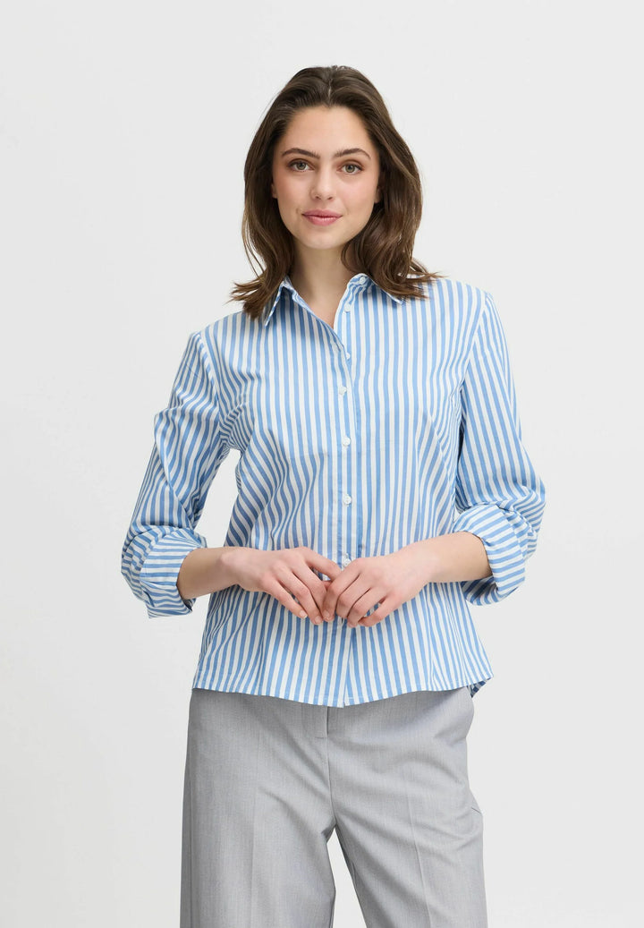 RIVERSIDE MIX HETILA STRIPE SHIRT