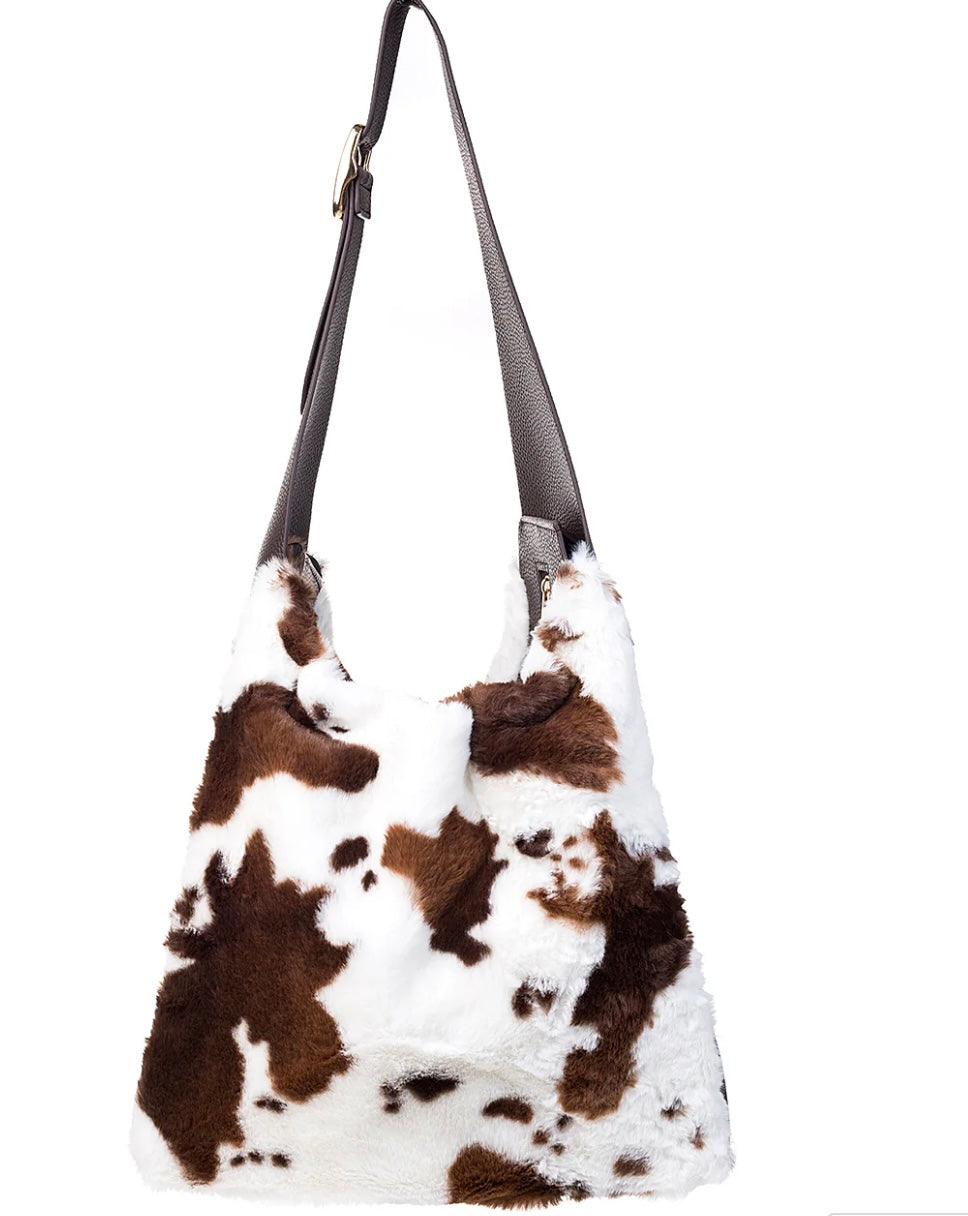 COW PRINT HANDBAG