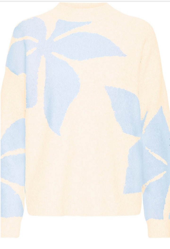 DELLA ROBBIA BLUE MMORLA SHORT SLEEVE JUMPER 2