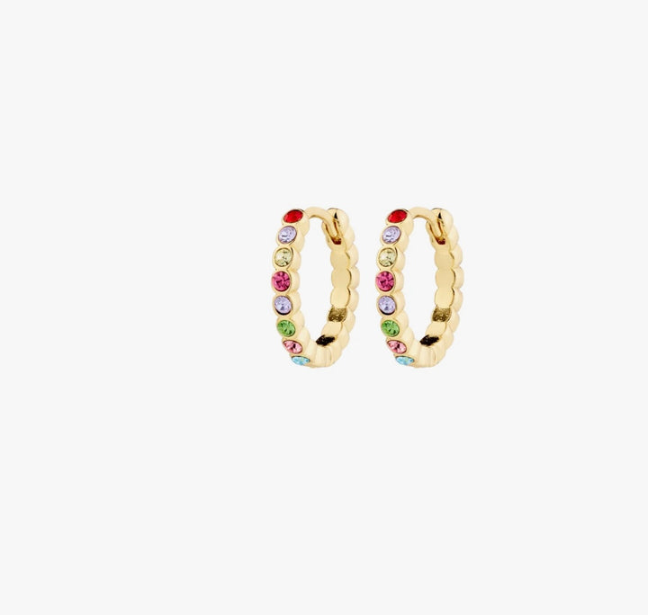 KLEOPRATRA HOOP EARRINGS GOLD PLATED