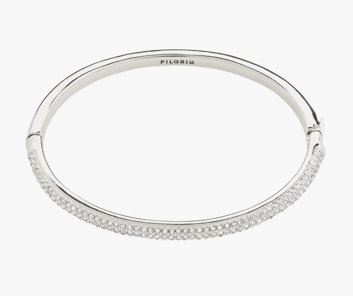 FOCUS BANGLE SILVER-PLATED