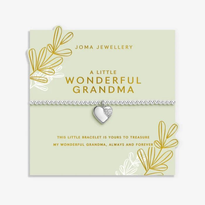 GRANDMOTHER A LITTLE ‘WONDERFUL GRANDMA’ BRACELET