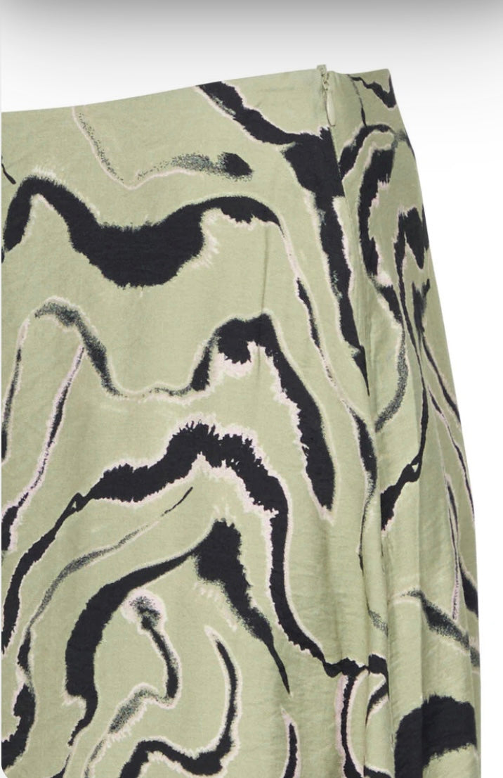 TEA ABSTRACT ANIMAL IHAMMA LONG SKIRT