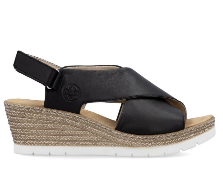 61975-00 LADIES' SANDALS BLACK SEITL. ANFLECHTER