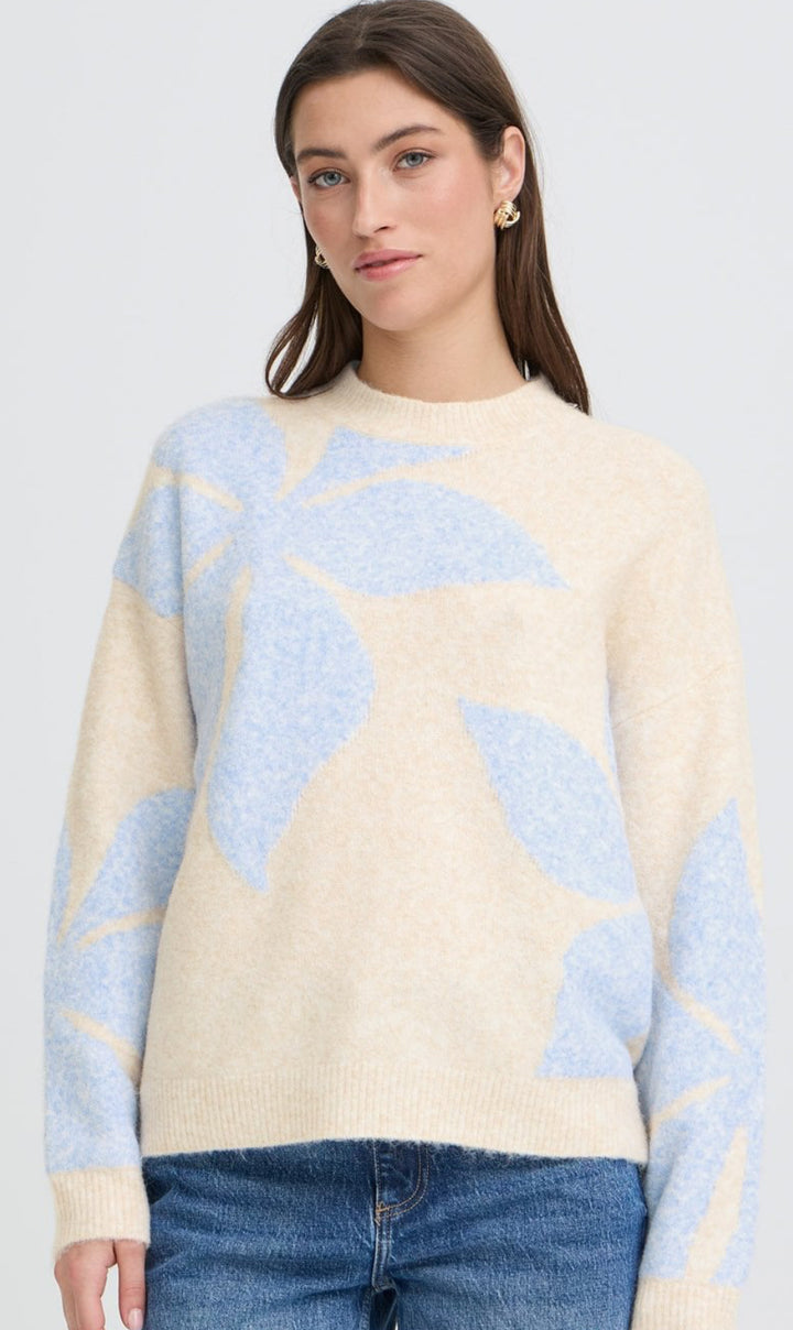 DELLA ROBBIA BLUE MMORLA SHORT SLEEVE JUMPER 2