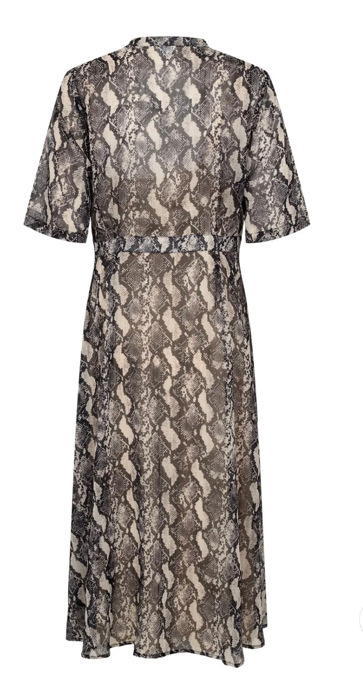 KYNDALL SS DRESS GRAY MOURN