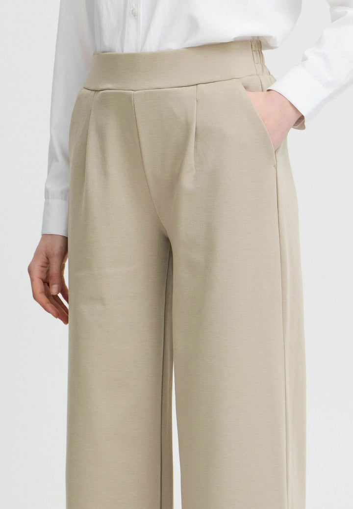 ROASTED CASHEW RIZETTA WIDE LEG TROUSER