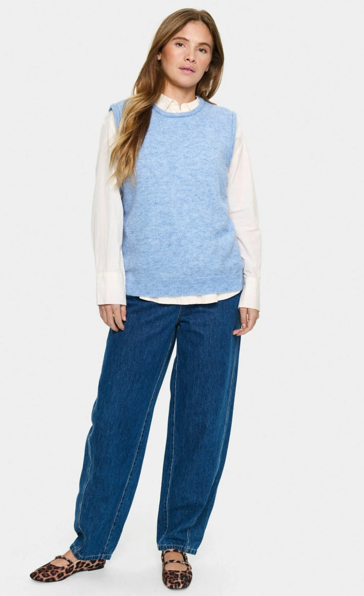 ZANETT SZ SHORT VEST HYDRANGEA MELANGE