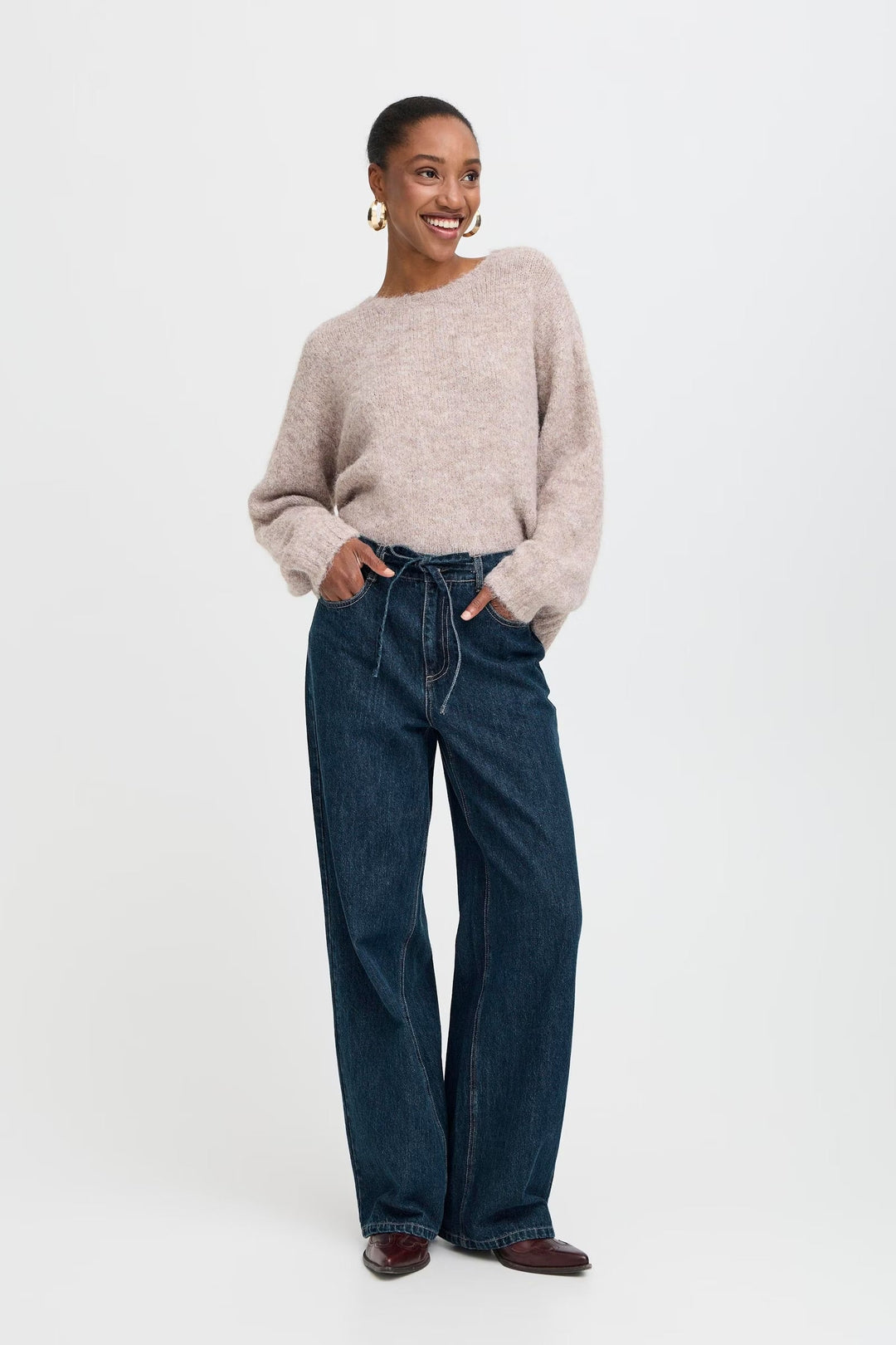 LUKAN JEANS DARK BLUE DENIM