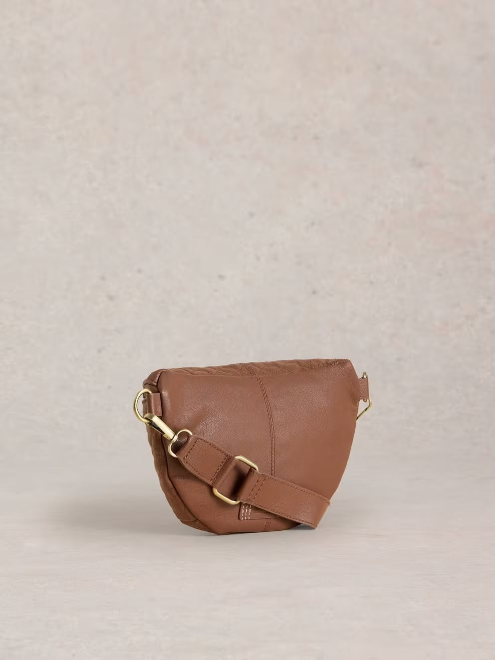 MINI SEBBY LEATHER SLING BAG MID TAN