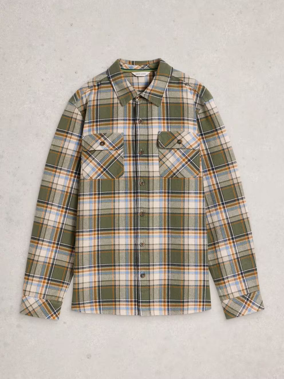 DARWEN CHECK SHIRT GREEN MLT