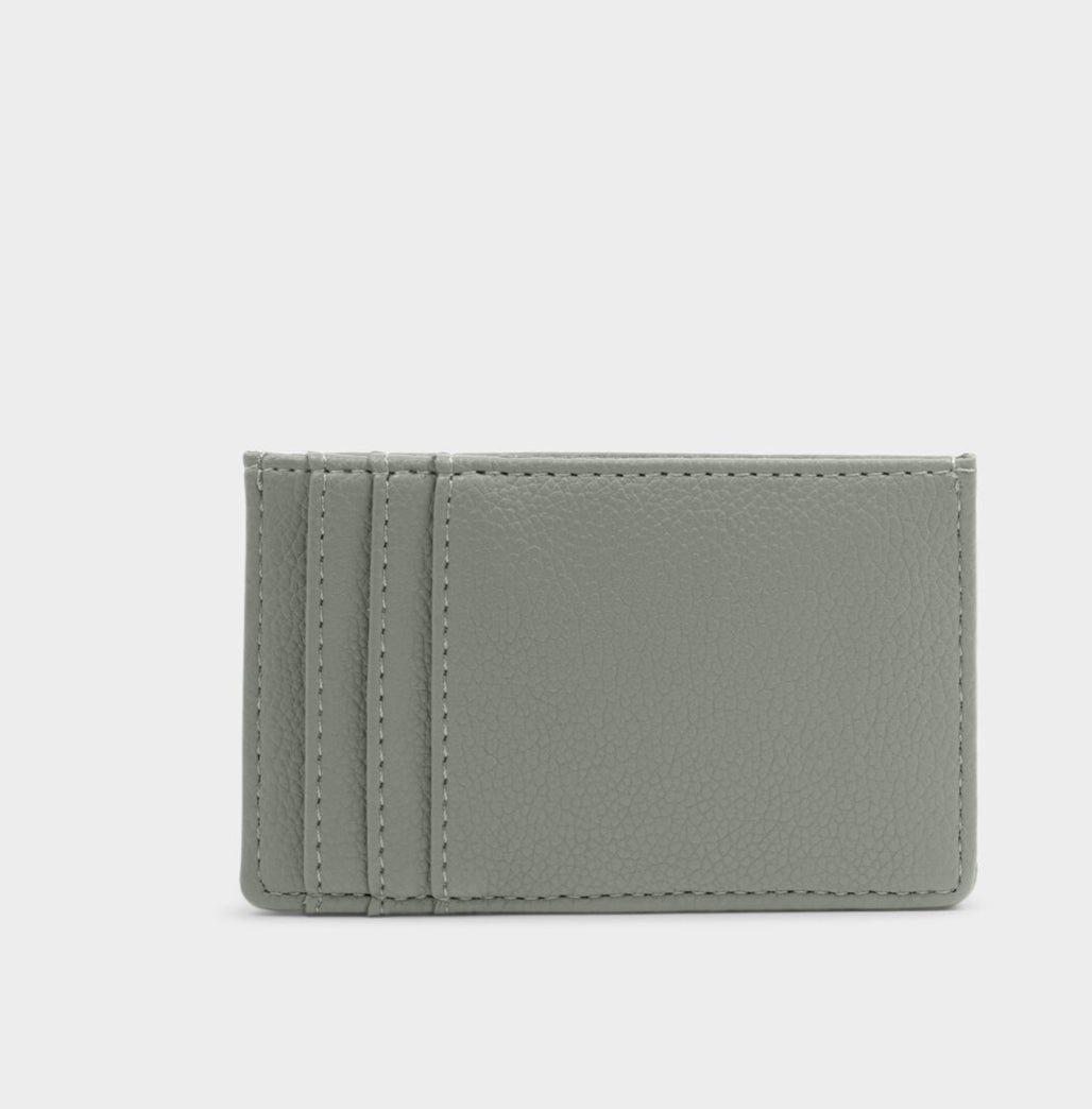 LAILA SLIM CARDHOLDER | GRAPHITE GREEN