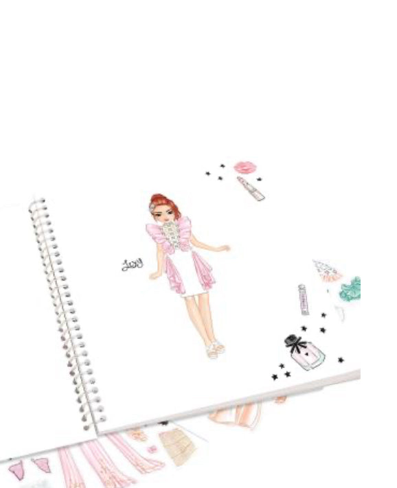 CREATE YOUR OWN GLAM LOOK COLOURING BOOK