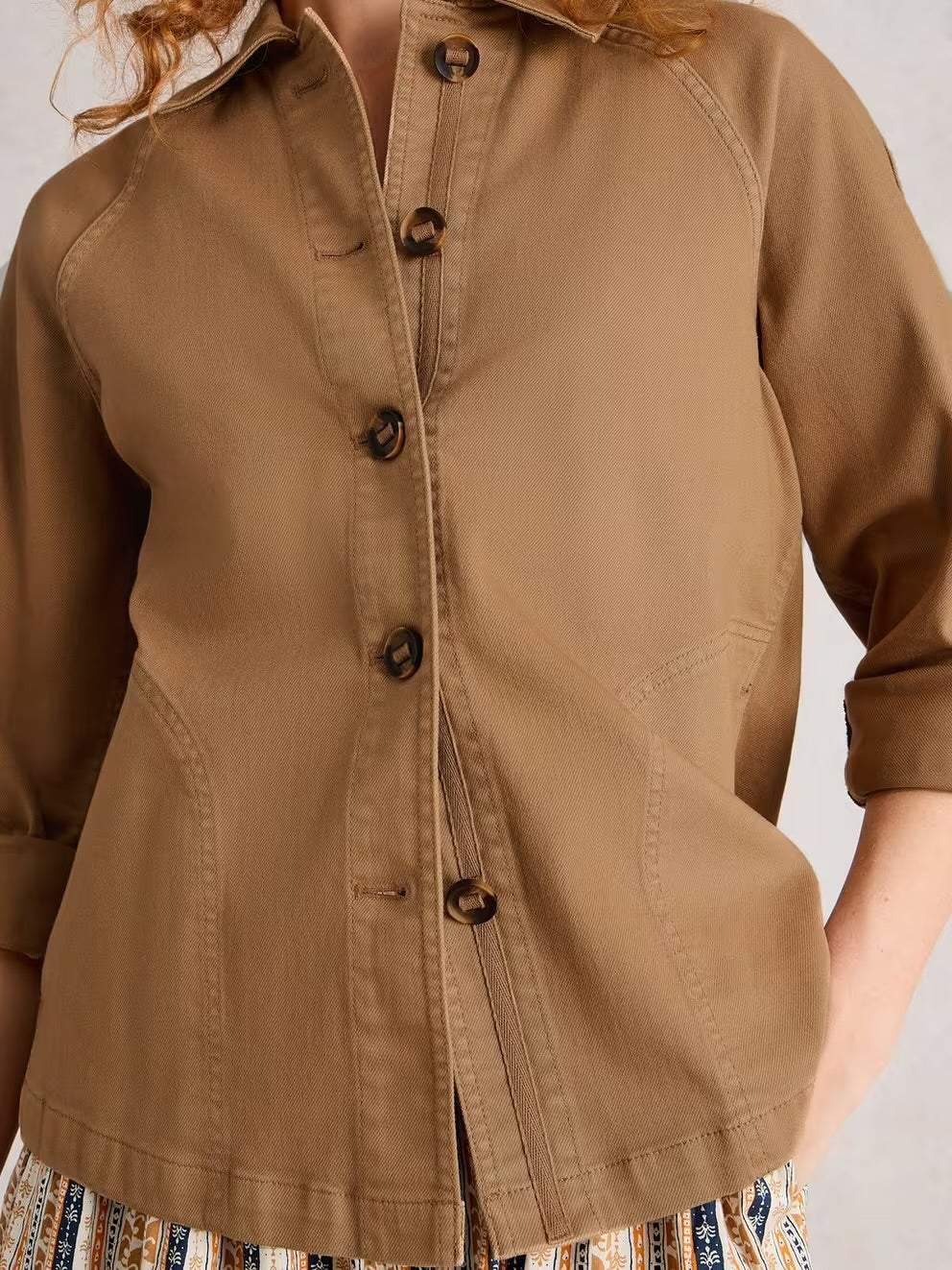 EDEN DENIM JACKET DARK NATURAL