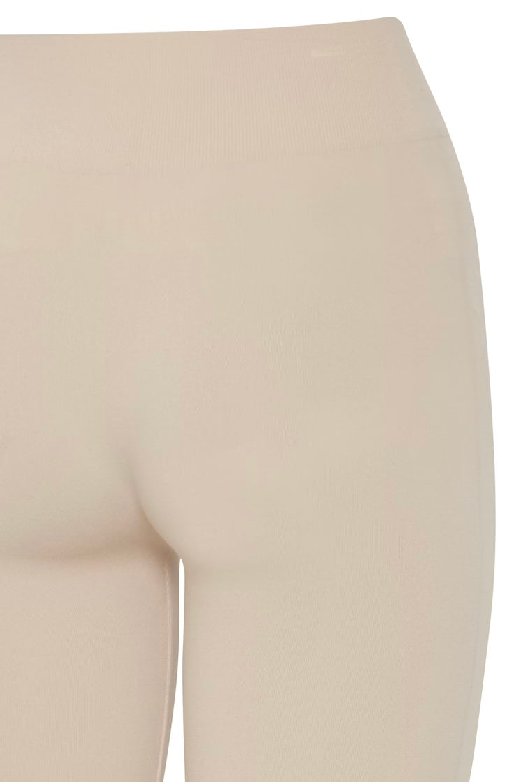 OXFORD TAN LESSI SHAPE KNITTED SHORTS