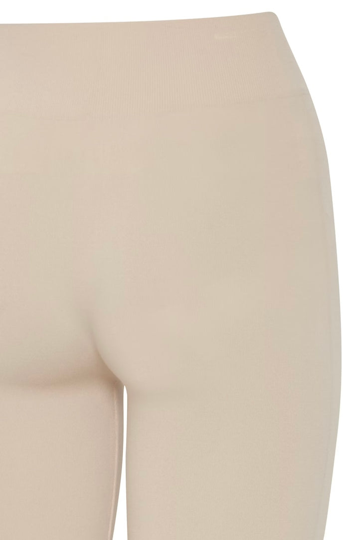 OXFORD TAN LESSI SHAPE KNITTED SHORTS