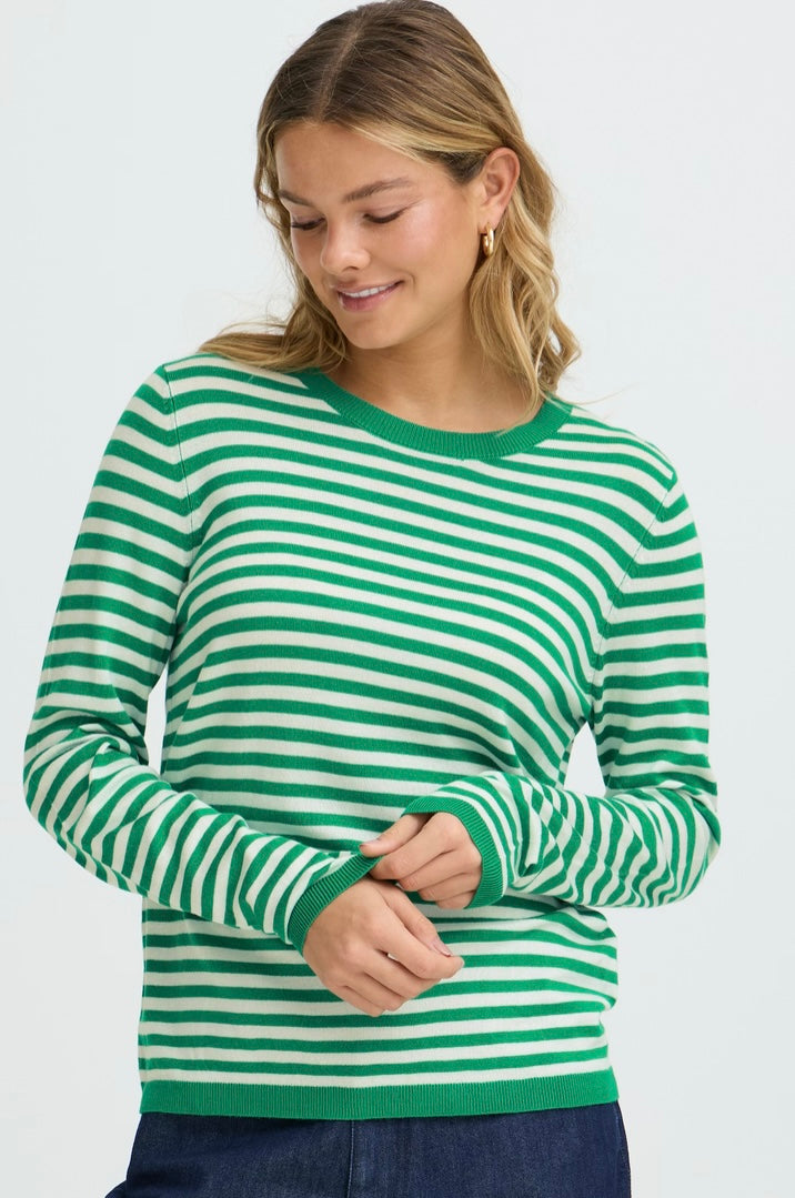 BOSPHORUS MARY STRIPE KNITTED PULLOVER