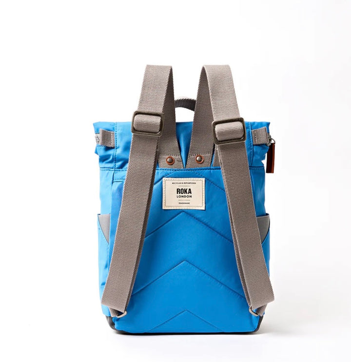 CANFIELD B RECYCLED NYLON SMALL BACKPACK MALIBU BLUE