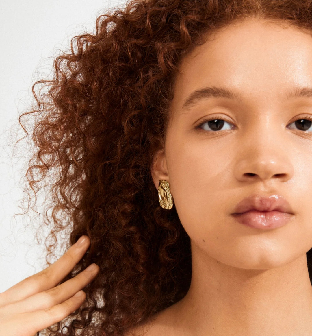 SHIFT GOLD PLATED EARRINGS