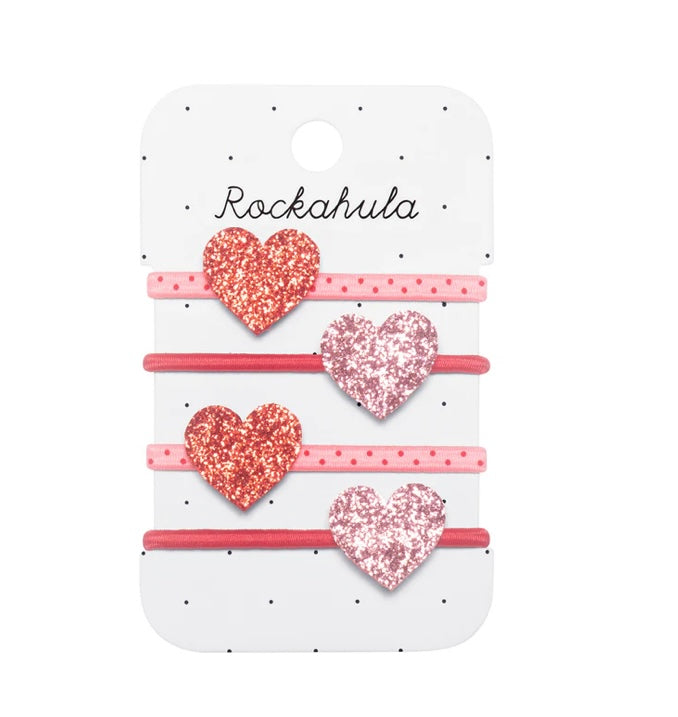 LOVE HEART GLITTER PONIES