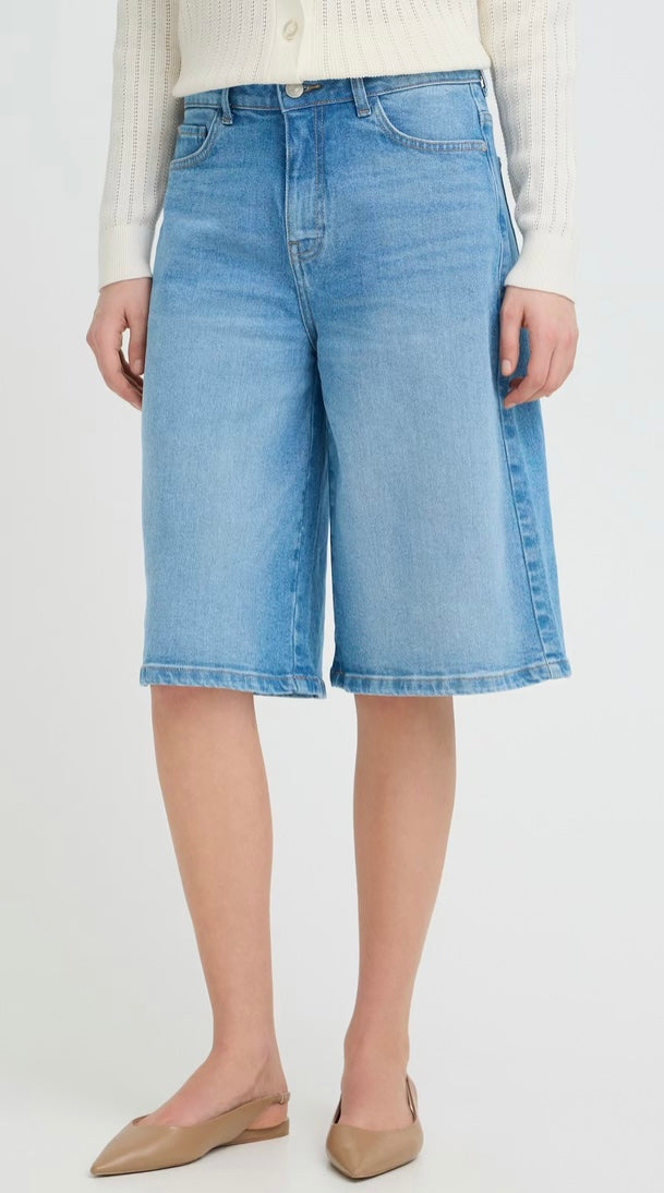 20617695 MID BLUE DENIM LORELEI SHORTS