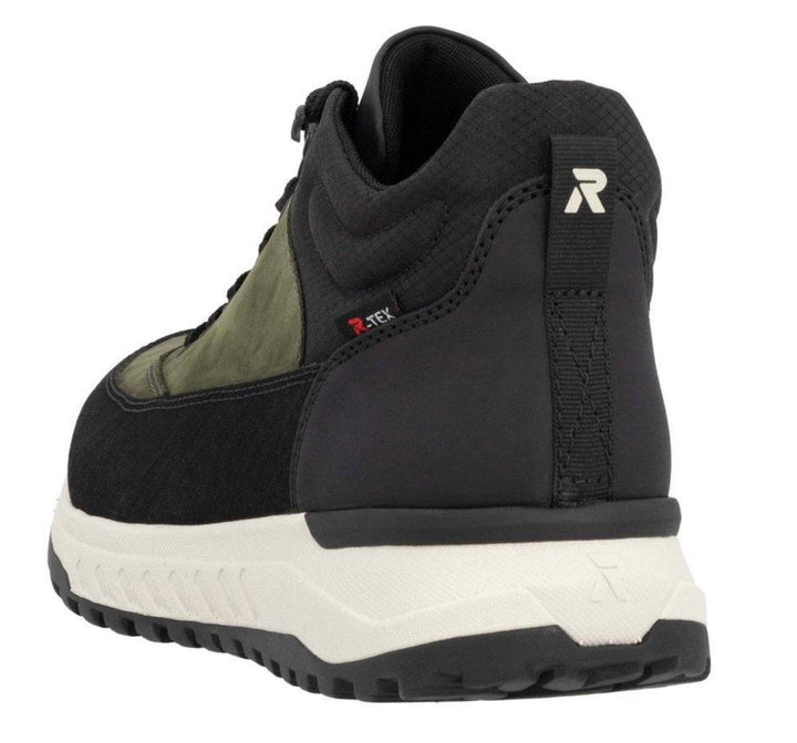 MENS BLACK & GREEN WATER RESISTANT BOOT