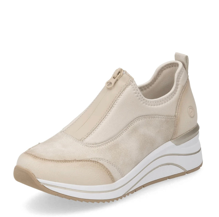 Rieker Women's Beige Zip Trainers N9553-60