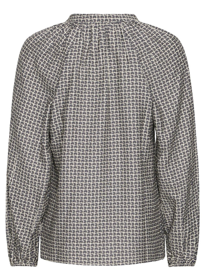 ASPHALT GEOMETRIC IKAIA BLOUSE