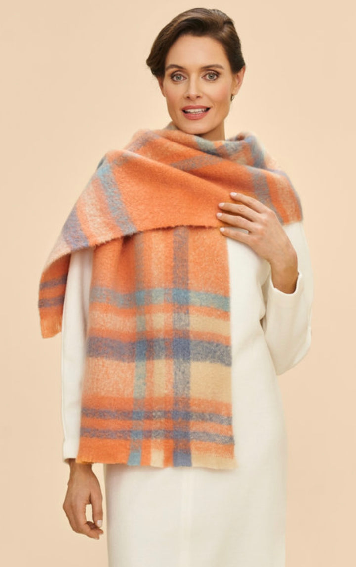 BRIELLE CORAL COSY SCARF