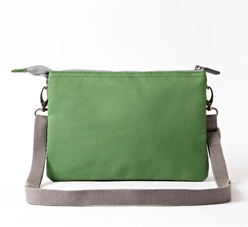CARNABY RECYCLED CANVAS CROSSBODY BAG ARTICHOKE